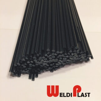 40pk Variety-PVC HDPE ABS PP 12in x 3mm Natural Plastic Welding Rods-40ft 